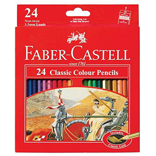 Picture of Colour Pencil 24clrs 3.3mm Faber-Castell