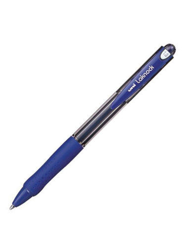 Picture of Retractable Pen Blue 1mm Uni Laknock