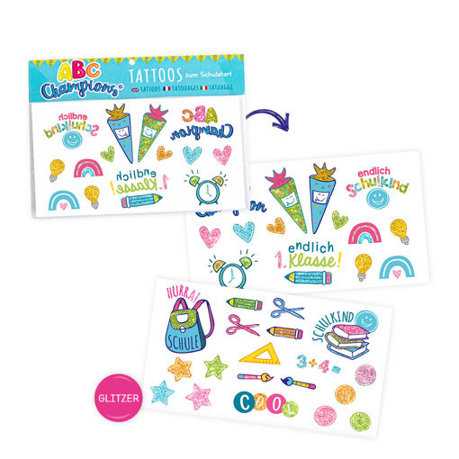 Picture of Stickers Glitter Clrs Tattoo Trendhaus