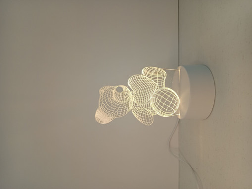 Picture of Lamp 3D,  Creative Visualization