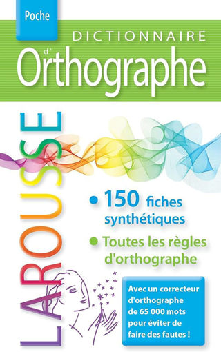 Picture of Dictionary French Larousse,D'orthographe