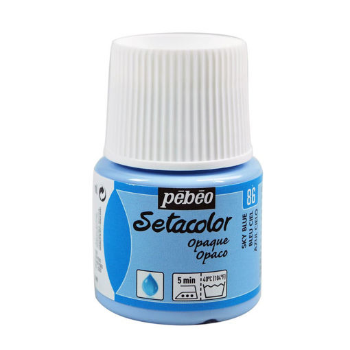 Picture of Fabric Paint 45ml Sky Blue Pebeo Setacolor