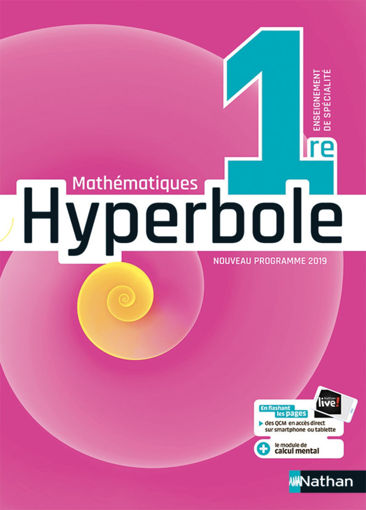 Picture of Hyperbole Maths 1ere Specialite Nathan 2019
