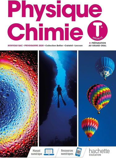 Picture of Physique Chimie Term Specialite Bellier Hachette