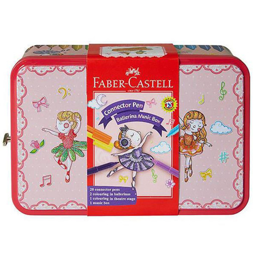 Picture of Felt pens 25clrs Connector Metal Faber-Castell