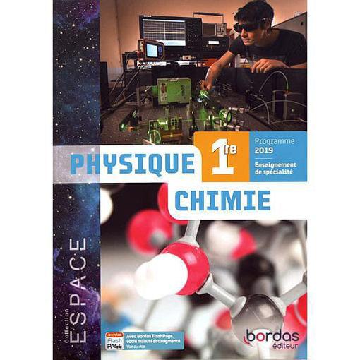 Picture of Phys Chimie Espace 1ere Bac Francais Bordas