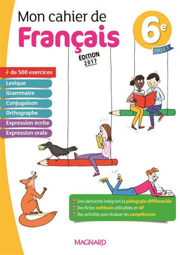 Picture of Mon Cahier De Francais 6e Magnard 2017