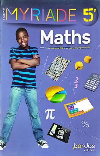 Picture of Maths 5eme Col. Myriade Bordas 2021
