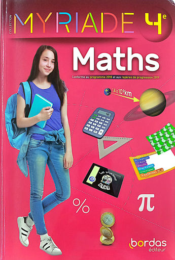Picture of Maths 4eme Col. Myriade Bordas 2021