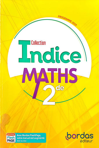 Picture of Maths 2nde Col. Indice  Bordas 2019