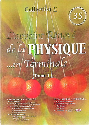 Picture of L'appoint De Physique Tome1 Term Sigma