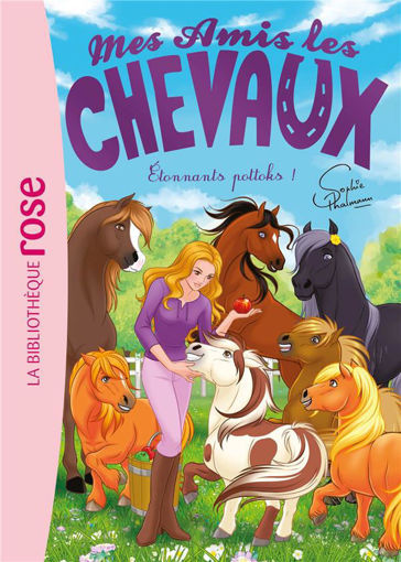Picture of Bib Rose Mes Amis Les Chevaux , Etonnants Pottoks