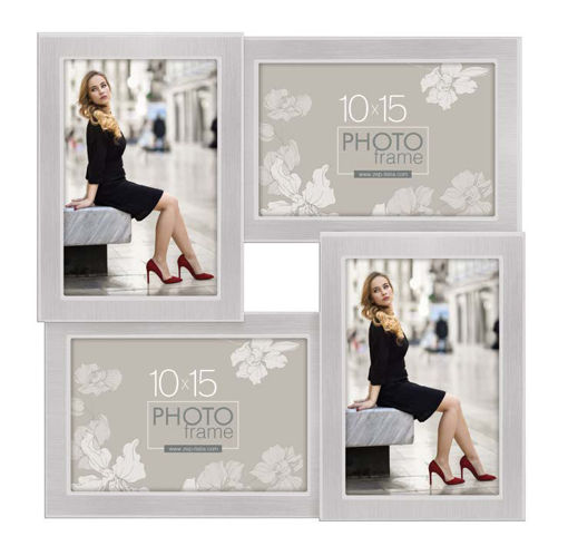 Picture of 4 Frames 10x15cm Silver Zep, Olimpia