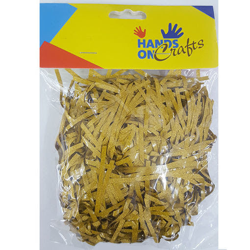 Picture of Shredded Paper Gold 13gr Hand Craft