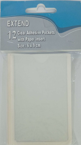 Picture of Adhesive Pockets 6x9cm Bassile