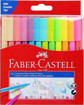 Picture of Felt pens 12clrs Connector Faber-Castell