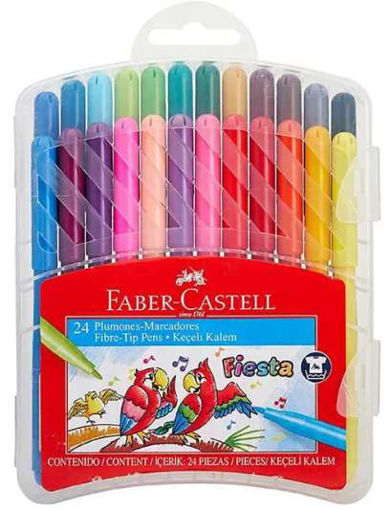Picture of Felt pens 24clrs 0.7mm Washable Faber-Castell