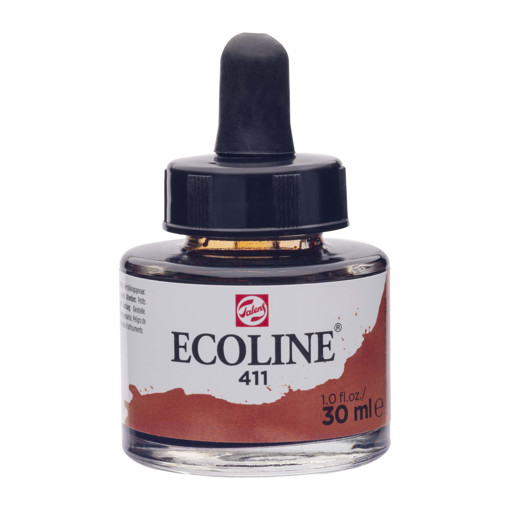 Picture of Liquid Watercolor 30ml Burnt Sienna Ecoline Talens