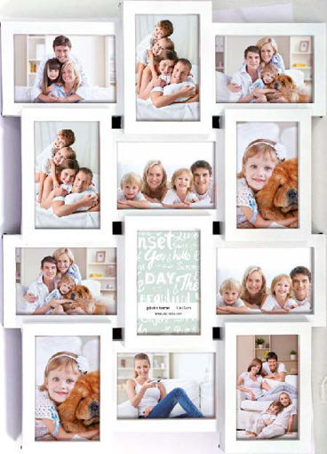 Picture of Multiple Frame 10x15cm 12pcs Zep ; Mesi Bianca