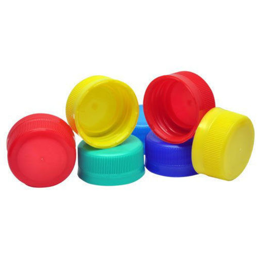 Picture of Plastic Colored Caps Hand Craft