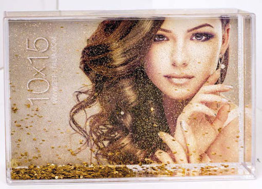 Picture of Plexi Frame 13x18cm Gold Shaker Zep