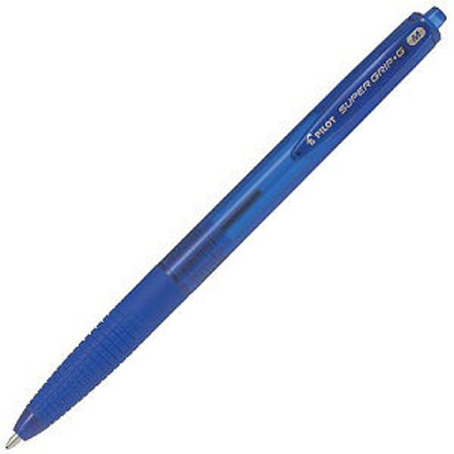 Picture of Retractable Pen Blue 1mm Pilot Super Grip