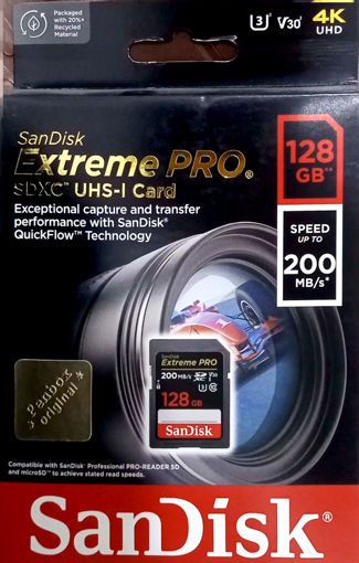 Picture of Card Extreme Pro Sandisk,SDSDXXD-128G-GN4IN