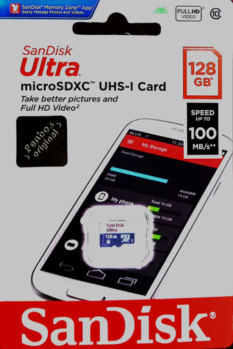 Picture of Card Micro Ultra Sandisk,SDSQUNR-128G-GN6MN