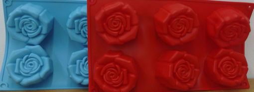 Picture of Molds (Set of 6) Colored Flower
