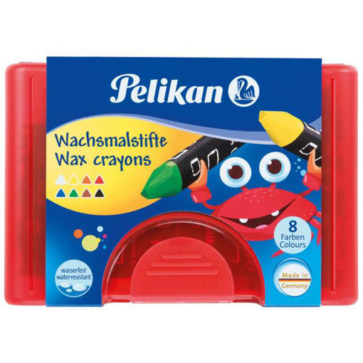 Picture of Wax pens 8clrs Water Resistant Pelikan