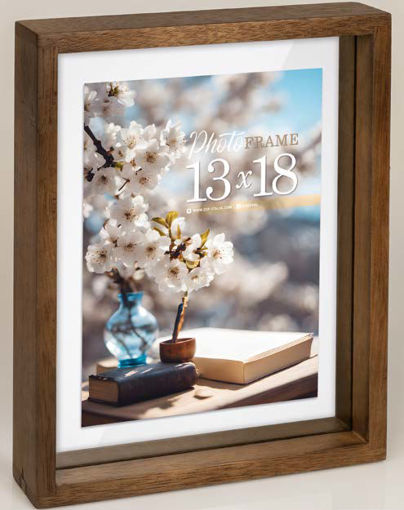 Picture of Wooden Frame 13x18cm Brown Zep ; Vittel