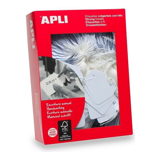 Picture of Strung Tags 45x65mm Apli