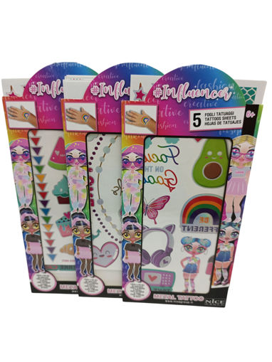 Picture of Stickers 5pcs Tattoo Nice Group,Influencer