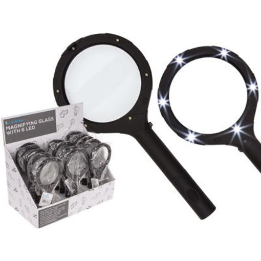 Picture of Magnifier Glass Out of the blue,With 6 Led