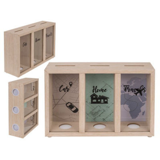 Picture of Articles 3Parts Box Out of the blue,Wood