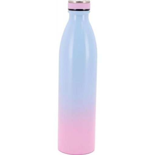 Picture of Water Bottle SS Insulated 1000ml Blue/Pink Tandem