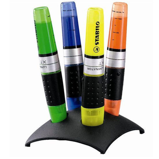 Picture of Highlighter Pack 4clrs Stabilo Luminator