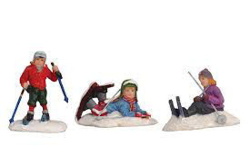 Picture of Figurine 3pcs Ski Class Edelman