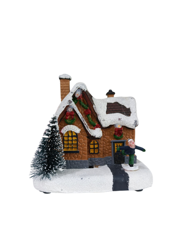 Picture of Chrıstmas Decoration Edelman,House In Snow