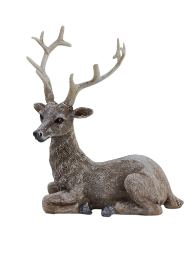Picture of Figurine Grey 10cm Cute Deer Edelman