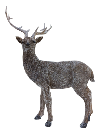 Picture of Figurine Grey 20cm Cute Deer Edelman