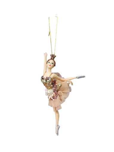 Picture of Tree Ornament Gold Ballerina Edelman