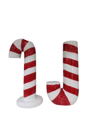 Picture of Chrıstmas Decoration Glass Edelman,Vase Candy Cane