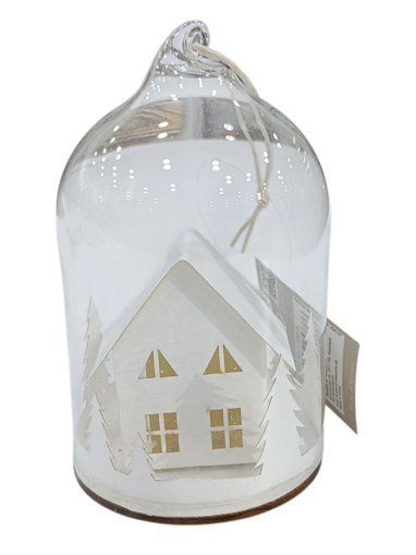 Picture of Tree Ornament White House Shape Edelman