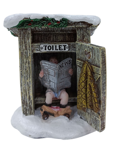 Picture of Chrıstmas Decoration Wood Edelman,Outdoor Toilet