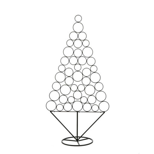 Picture of Tree Ornament Black Metal Edelman