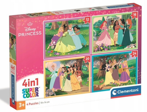Picture of Puzzle 4 in 1 Clementoni, Disney Princes