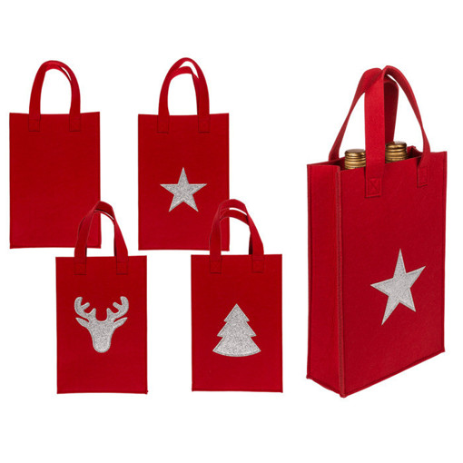 Picture of Bag For Gift 20x30cm Red Christmas Out of the blue