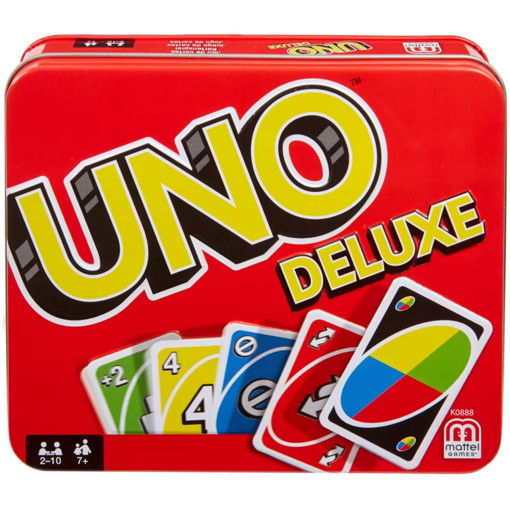 Picture of Cards Uno Deluxe Metal Box