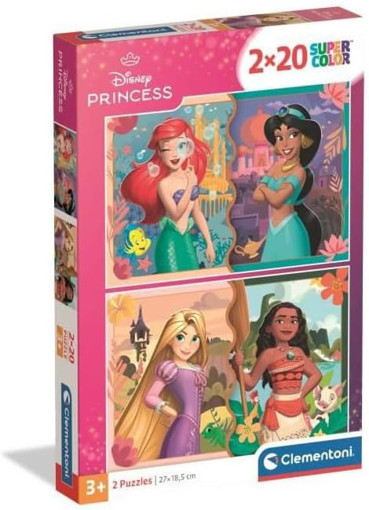 Picture of Puzzle 2x20 Clementoni, Disney Princess